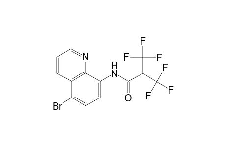 N-(5-bromo-8-quinolinyl)-3,3,3-trifluoro-2-(trifluoromethyl)propanamide