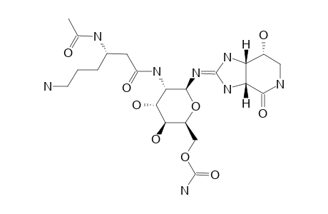 (-)-(2-R,3-S,4-R)-10-DE-O-CARBAMOYL-12-O-CARBAMOYL-N-(BETA)-ACETYLSTREPTOTHRICIN_F