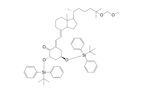 10-Oxo-19-nor-1.alpha.,25-dihydroxyvitamin D3 1,3-Di-tert-butyldiphenylsilyl 25-methoxymethyl Ether