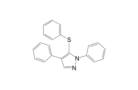 1H-Pyrazole, 1,4-diphenyl-5-(phenylthio)-