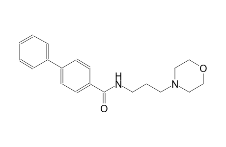 N-[3-(4-morpholinyl)propyl][1,1'-biphenyl]-4-carboxamide