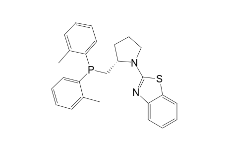 2-[(2S)-2-{[Bis(2-methylphenyl)phosphanyl]methyl}pyrrolidin-1-yl]-1,3-benzothiazole