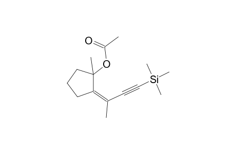 3-(2-Acetoxy-2-methylcyclopentylidene)-1-trimethylsilyl-1-butyne