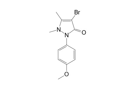 4-Bromo-2,3-dimethyl-1-(4-methoxy-phenyl)-3-pyrazoline-5-one