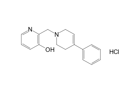 2-[(4-phenyl-1,2,3,6-tetrahydro-1-pyridyl)methyl]-3-pyridinol, monohydrochloride