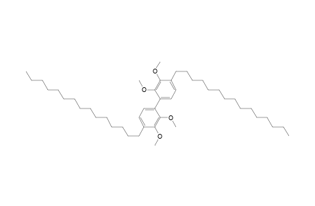 1,1'-Biphenyl, 2,2',3,3'-tetramethoxy-4,4'-dipentadecyl-