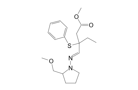 S,S-(-)-1-{[(2'-Methoxycarbonyl)methyl]-2'-(phenylthio) butyliden]amino}-2-(methoxymethyl)pyrrolidine