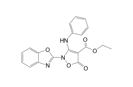 Ethyl 2-(benzoxazol-2'-yl)-3-(phenylamino)-5-oxo-2,5-dihydroisoxazole-4-carboxylate
