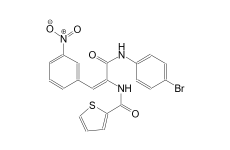 N-[(E)-1-[(4-bromoanilino)carbonyl]-2-(3-nitrophenyl)ethenyl]-2-thiophenecarboxamide