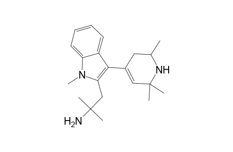 2-Methyl-1-[1-methyl-3-(2,6,6-trimethyl-1,2,3,6-tetrahydro-4-pyridinyl)-1H-indol-2-yl]-2-propanamine