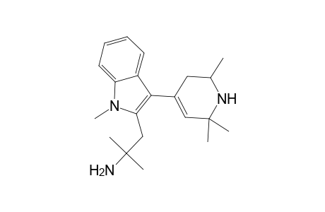 2-Methyl-1-[1-methyl-3-(2,6,6-trimethyl-1,2,3,6-tetrahydro-4-pyridinyl)-1H-indol-2-yl]-2-propanamine