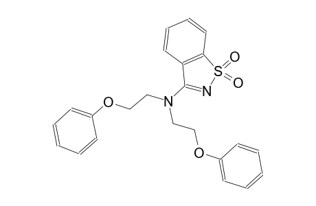 1,2-benzisothiazol-3-amine, N,N-bis(2-phenoxyethyl)-, 1,1-dioxide