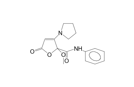 2-Methoxy-5-oxidanylidene-N-phenyl-3-pyrrolidin-1-yl-furan-2-carboxamide