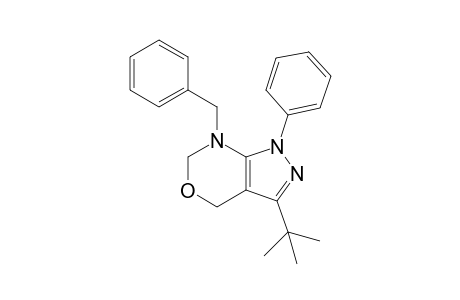 7-Benzyl-3-tert-butyl-1-phenyl-1,4,6,7-tetrahydropyrazolo[3,4-d][1,3]-oxazine
