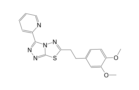 [1,2,4]triazolo[3,4-b][1,3,4]thiadiazole, 6-[2-(3,4-dimethoxyphenyl)ethyl]-3-(2-pyridinyl)-