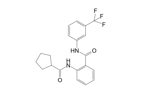 Benzamide, 2-[(cyclopentylcarbonyl)amino]-N-[3-(trifluoromethyl)phenyl]-