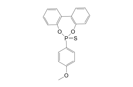 2-(p-Methoxyphenyl)dibenzo[1,3,2]dioxaphosphole-2-sulfide