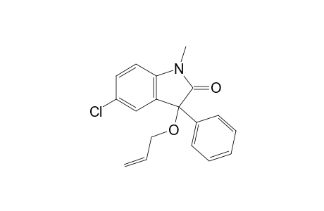 3-(Allyloxy)-5-chloro-1-methyl-3-phenylindolin-2-one