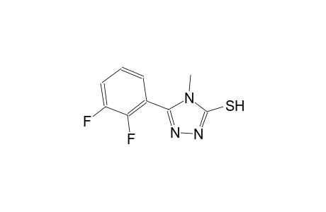 4H-1,2,4-triazole-3-thiol, 5-(2,3-difluorophenyl)-4-methyl-