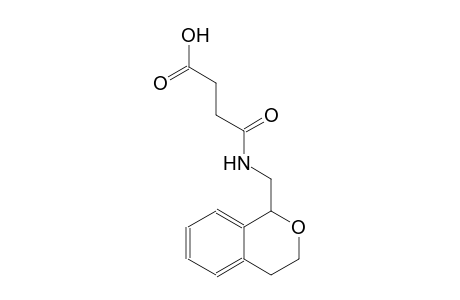 4-[(3,4-dihydro-1H-2-benzopyran-1-ylmethyl)amino]-4-oxobutanoic acid