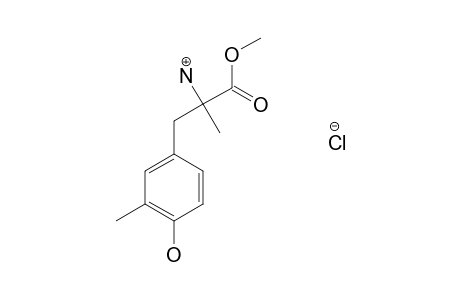 DL-alpha,3-dimethyltyrosine, methyl ester, hydrochloride