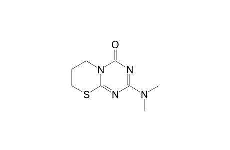 2-(dimethylamino)-7,8-dihydro-6H-[1,3]thiazino[3,2-a][1,3,5]triazin-4-one