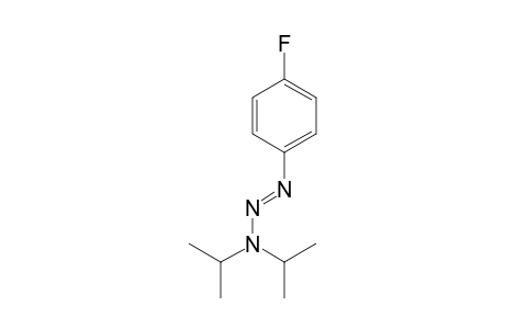 (E)-1-(4-fluorophenyl)-3,3-diisopropyltriaz-1-ene