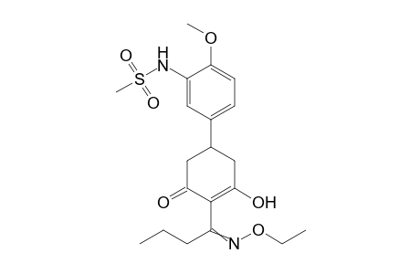 Methanesulfonamide, N-[5-[4-[1-(ethoxyimino)butyl]-3-hydroxy-5-oxo-3-cyclohexen-1-yl]-2-methoxyphenyl]-