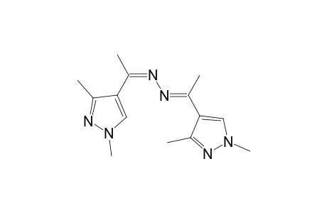 Ethanone, 1-(1,3-dimethyl-1H-pyrazol-4-yl)-, [1-(1,3-dimethyl-1H-pyrazol-4-yl)ethylidene]hydrazone