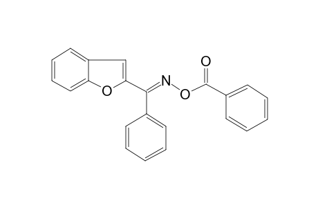 Benzofuran, 2-[[(benzoyloxy)imino]phenylmethyl]-