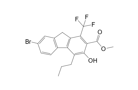 Methyl 7-bromo-4-n-propyl-3-hydroxy-1-(trifluoromethyl)-9Hfluorene-2-carboxylate