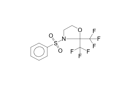 2,2-BIS(TRIFLUOROMETHYL)-3-BENZENESULPHONYLOXAZOLIDINE