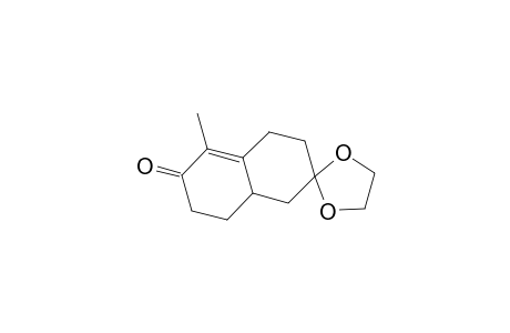 Spiro[1,3-dioxolane-2,2'(6'H)-naphthalen]-6'-one,1',3',4',7',8',8'a-hexahydro-5'-methyl-