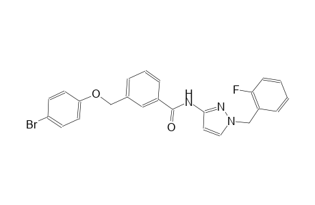 3-[(4-bromophenoxy)methyl]-N-[1-(2-fluorobenzyl)-1H-pyrazol-3-yl]benzamide