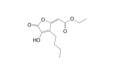 4-Butyl-3-hydroxy-5-(ethoxycarbonylmethylidene)dihydrofuran-2-one