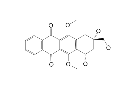 (7S,9S)-7,9-DIHYDROXY-9-HYDROXYMETHYL-6,11-DIMETHOXY-7,8,9,10-TETRAHYDRONAPHTHACENE-5,12-DIONE