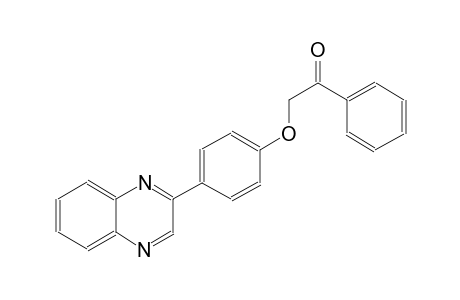 1-phenyl-2-[4-(2-quinoxalinyl)phenoxy]ethanone