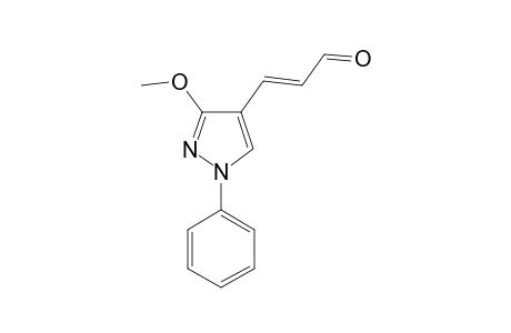 (2E)-3-(3-METHOXY-1-PHENYL-1H-PYRAZOL-4-YL)-2-PROPENAL