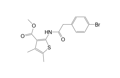 methyl 2-{[(4-bromophenyl)acetyl]amino}-4,5-dimethyl-3-thiophenecarboxylate