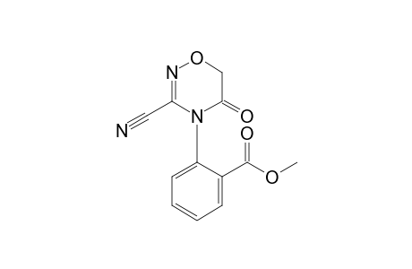 3-Cyano-4-(2-methoxycarbonylphenyl)-1,2,4-oxadiazin-5(6H)-one