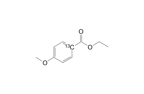 Ethyl 4-Methoxy[1-13C]benzoate