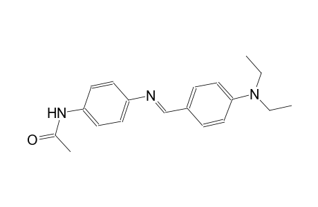 N-[4-(((E)-[4-(Diethylamino)phenyl]methylidene)amino)phenyl]acetamide