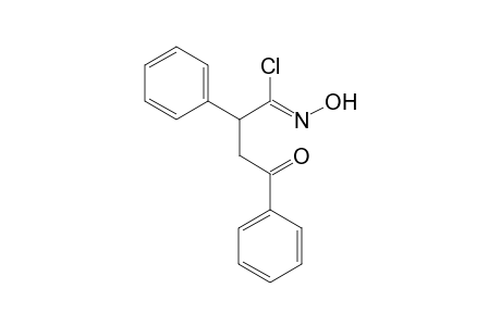 (1Z)-N-hydroxy-4-keto-2,4-diphenyl-butyrimidoyl chloride