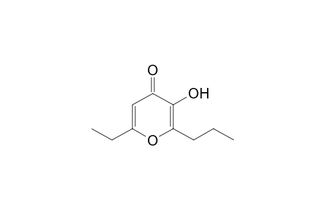 3-Hydroxy-2-propyl-6-ethyl-4-pyrone