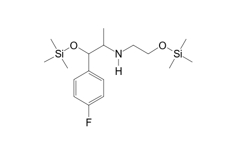 N-Hydroxyethyl-beta-hydroxy-4-fluoro-amphetamine 2TMS (O,O)