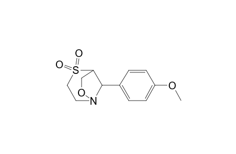 8-(p-Methoxyphenyl)-1-aza-7-oxa-4-thiabicyclo[3.2.1]octan-4,4-dioxide