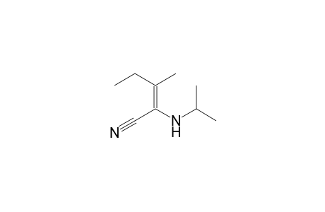 2-Pentenenitrile, 3-methyl-2-[(1-methylethyl)amino]-