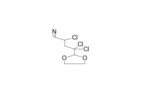 2-(1,1,3-TRICHLORO-3-CYANOPROPYL)-1,3-DIOXOLANE