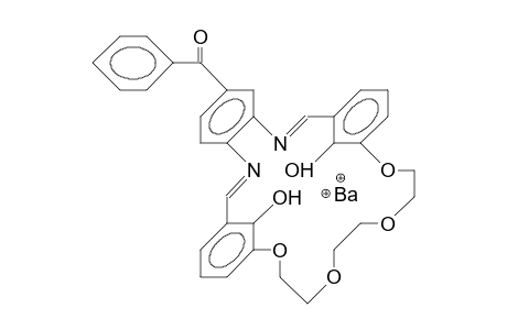 26-Benzoyl-hexahydro-3,7:18,22-dimetheno-8,11,14,17,1,24-benzotetraoxadiaza-cyclohexacosine-29,23-diol-/per-O/barium dic