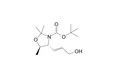 2,2,5-Trimethyl-4-(3'-hydroxy-2'-propenyl)-N-(t-butoxycarbonyl)-oxazolidine